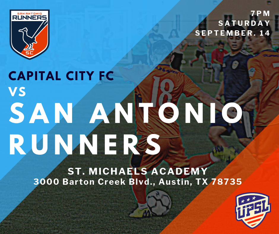 Capital City SC vs San Antonio Runners San Antonio Runners